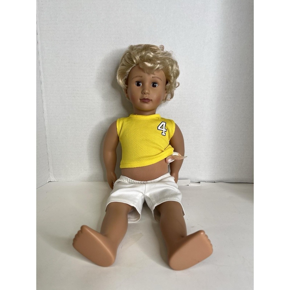 Battat Our Generation Gabe Surfer Boy Doll Blonde Curly Hair 18" Outfit & Shoes